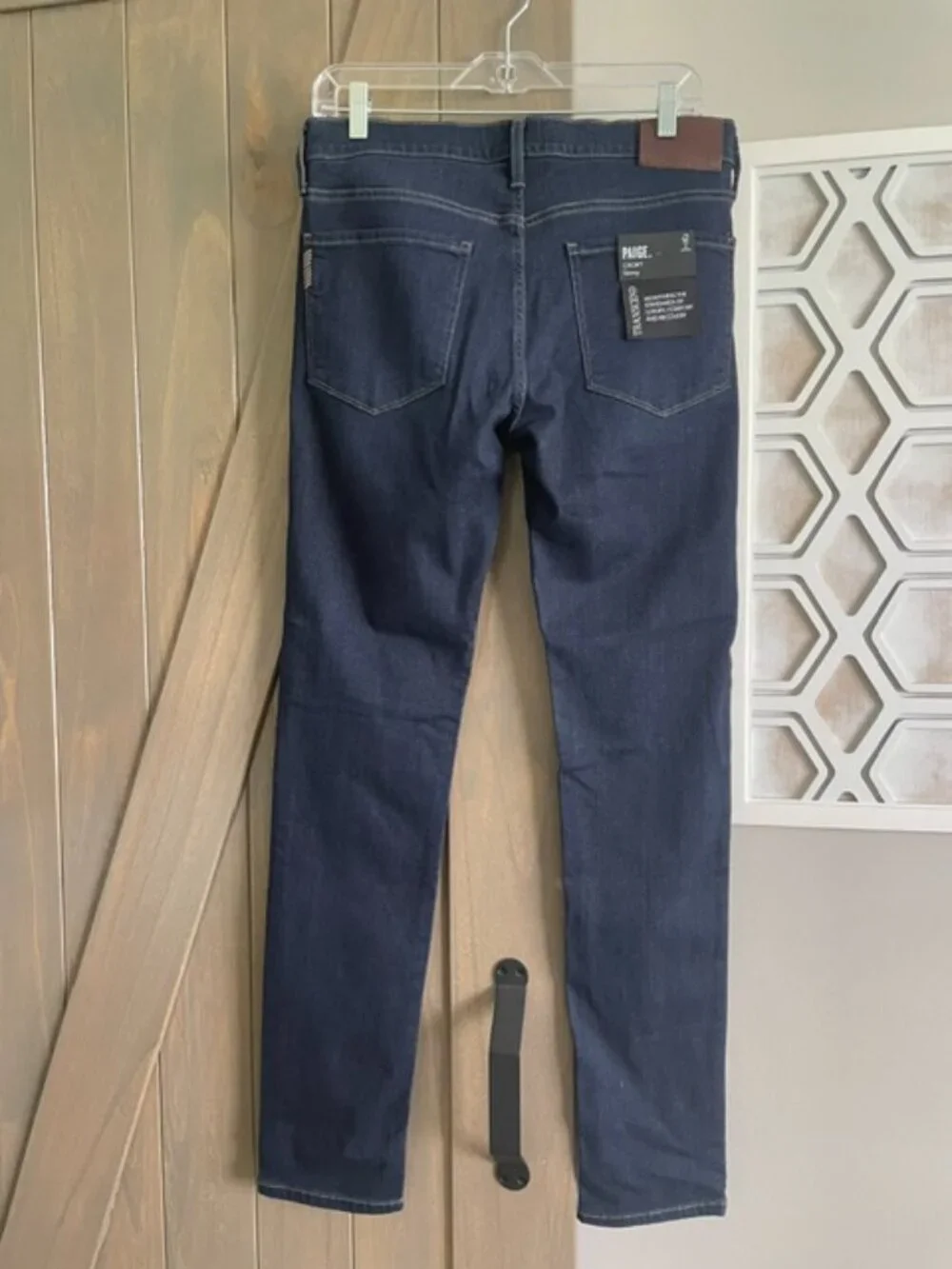 Men's PAIGE Transcend Croft Skinny Jeans Dark Blue - Size 32 - NWT